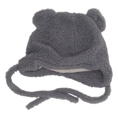 Trapperhat (Grå) fra Sterntaler Bomuld, Polyester