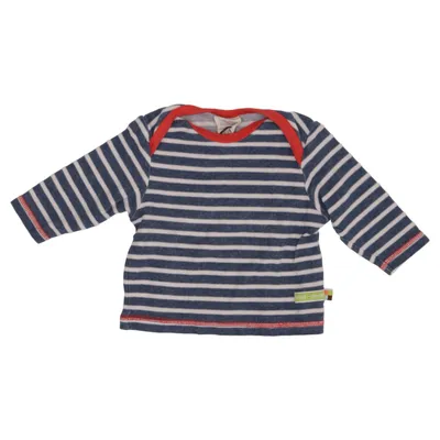 Langarmshirt (Blau, Weiß, Rot) von Loud + Proud Bio-Baumwolle