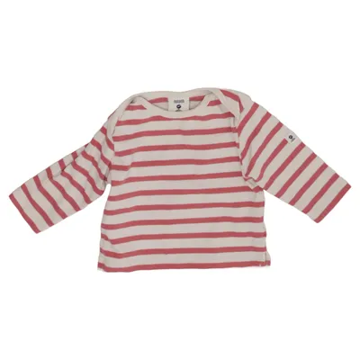 T-shirt à manches longues (Rose, Blanc) de Mousqueton Coton