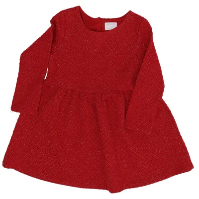 Kjole (Rød) fra F&F Kids Akryl, Elastan, Metallfiber, Polyamid, Polyester