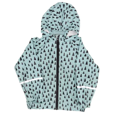 Rain jacket (Green, Black) from Kuling Trend Polyester, Polyurethane