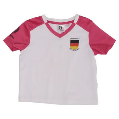Fußball Trikot (Weiß, Pink) von Uefa Recyceltes Polyester
