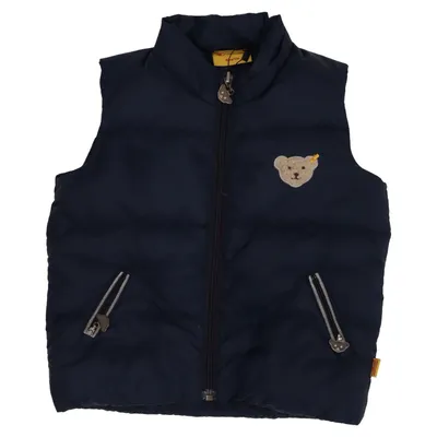 Outdoor vest (Blauw) van Steiff Collection Dons, Veer
