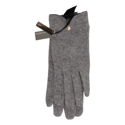 Gloves (Gray) from Parfois Polyester, Wool