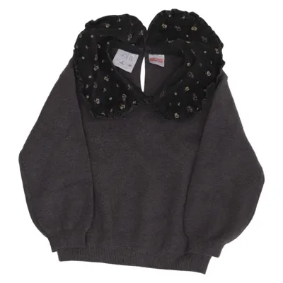 Pull-over (Gris, Multicolore) de Zara Élasthane, Polyester, Viscose