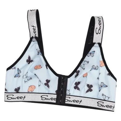 Bralette (Blauw, Meerkleurig) van Sweet Elastaan, Polyamide