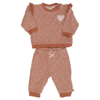 Loungewear (Brun, Hvid) fra Feetje Økologisk bomuld