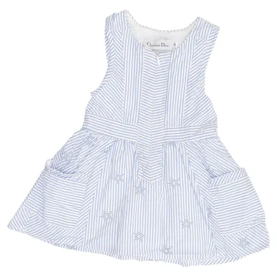 Dress (Blue, White) from Christian Dior Cotton