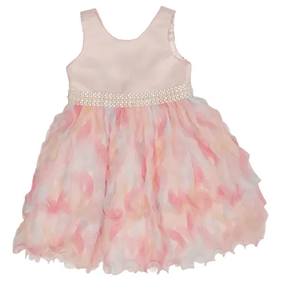 Robe de fille de fleur (Rose, Multicolore) de Couture Princess Polyester