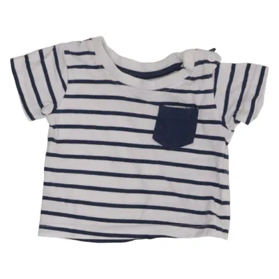 T-shirt (Blue, White) from Early Days Cotton