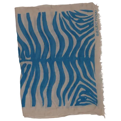 Halstuch (Blau, Beige) von Selected
