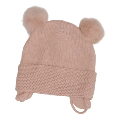 Bobble hat (Pink) from H&M Acrylic, Cotton, Polyester