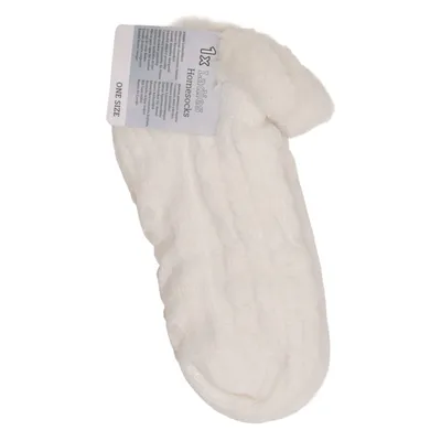 Knit socks (White) from Action Polyester