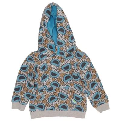 Capuchon sweater (Blauw, Bruin, Wit) van Sesame Street Katoen, Polyester