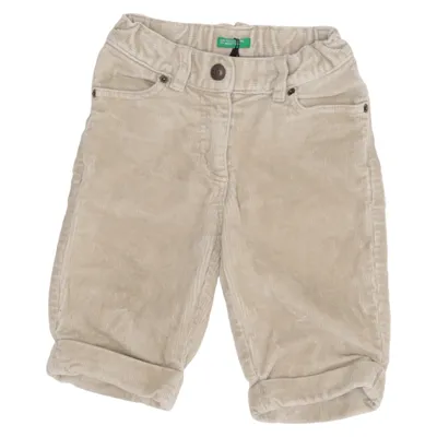 Corduroy broek (Beige) van United Colors of Benetton Katoen, Elastaan