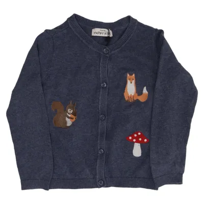Cardigan (Blå) fra Happy Kids by Tchibo Økologisk bomuld