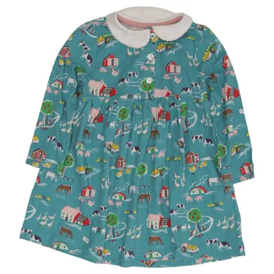 Dress (Blue, Multicolored) from Baby Boden Cotton