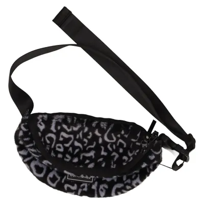 Waist bag (Black, Gray) from Consigned Acrylic, Polyester