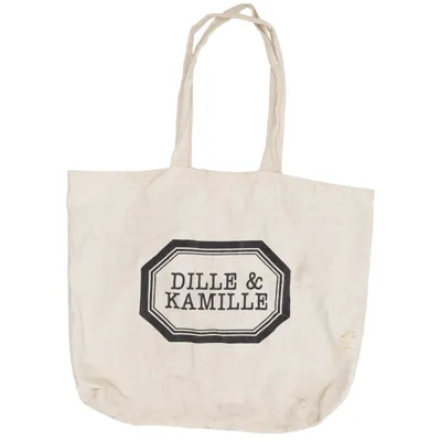 Canvas bag (Beige) from Dille & Kamille