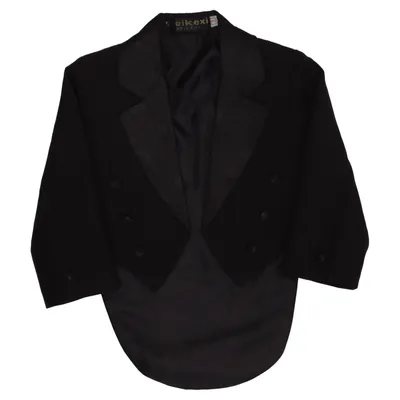Veste queue de pie (Noir) de Weikexi Coton, Polyester
