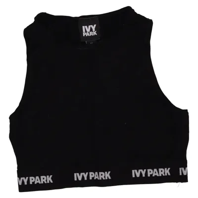 Sports bra (Black) from Ivy Park Elastane, Viscose