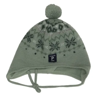 Bobble hat (Green, Multicolored) from Polarn O. Pyret Recycled polyester