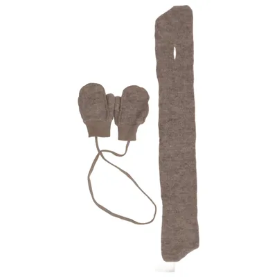 Accessory set (Beige) fra Hessnatur Bomuld, Elastan, Uld