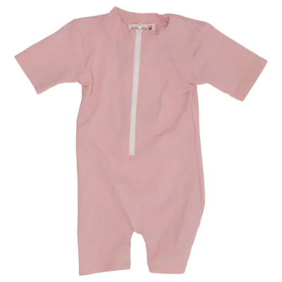 Swimsuit (Pink) from Petit Crabe Elastane, Polyamide