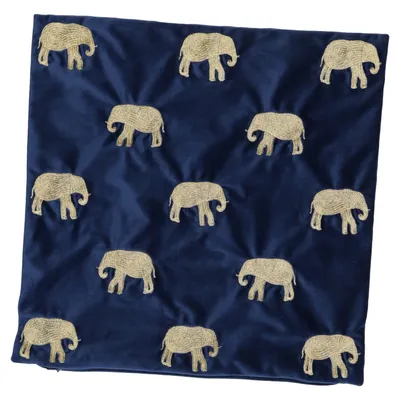 Sierkussensloop (Blauw, Goud) van Westwing Polyester