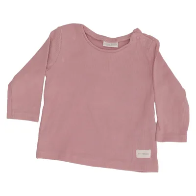Long sleeve T-shirt (Pink) from Next Baby Cotton, Elastane