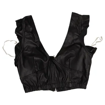 Bustier (Leder Korsett Korsage Bustier) von Dolls Kill Polyurethan