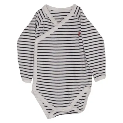 Body (White, Blue) from Petit Bateau Cotton