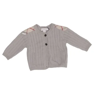 Cardigan (Gray, Multicolored) from Burberry Cotton, Wool