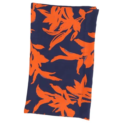 Cache-col (Bleu, Orange) de Dries van Noten Soie