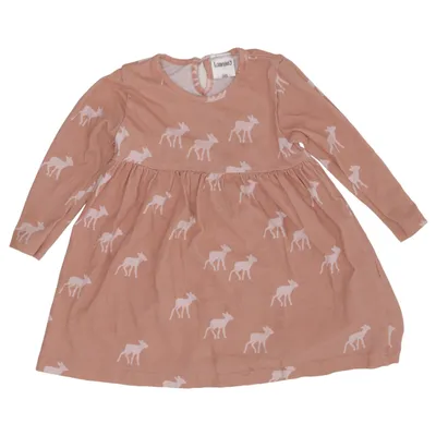 Dress (Beige) from Lamino Cotton, Elastane