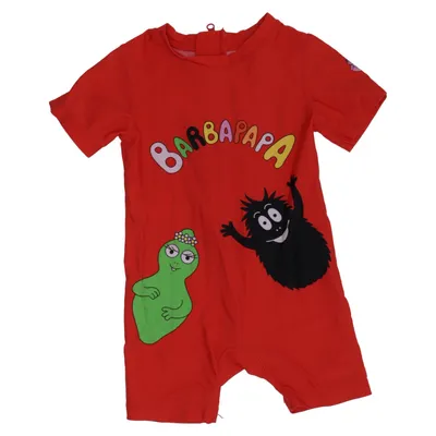 Barboteuse (Rouge, Multicolore) de H&M x Barbapapa Élasthane, Polyamide