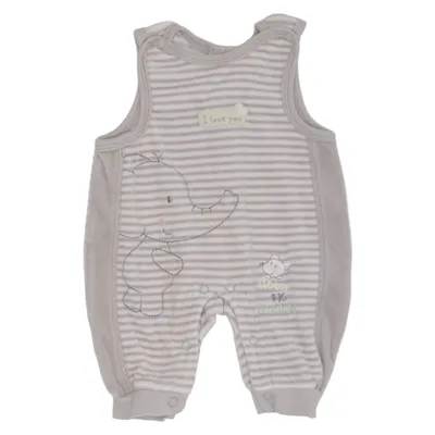 Rompers (Gray, White) from Bornino Cotton, Polyester