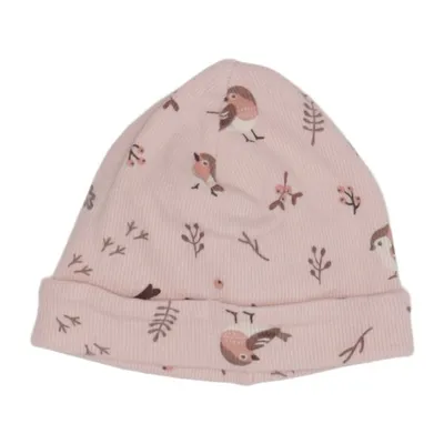 Beanie-Mütze (Pink, Mehrfarbig) von Feetje Elasthan, Bio-Baumwolle