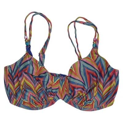 Bikiniöverdel (Blå, Rosa, Gul, Flerfärgad) från Primadonna Swim Elastan, Metallfiber, Polyamid, Polyester