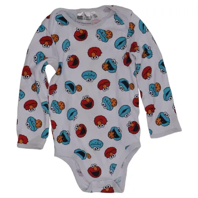 Romper (Wit, Meerkleurig) van Sesame Street Katoen