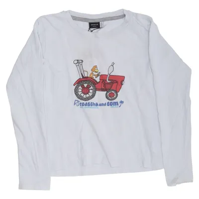 Långärmad t-shirt (Vit) från Premium Kids Bomull
