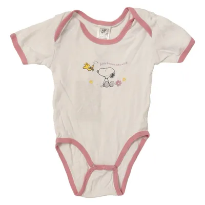 Body (Blanc, Rose) de Snoopy Coton