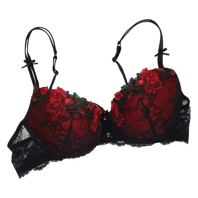 Bra (Black, Red) from Lise Charmel Elastane, Polyamide, Polyester, Polyurethane