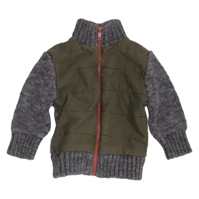 Cardigan (Gray, Green) from Cat & Jack Cotton, Polyester