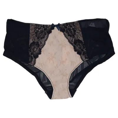 Culotte (Bleu, Beige) de Yours Coton, Élasthane, Polyamide, Polyester