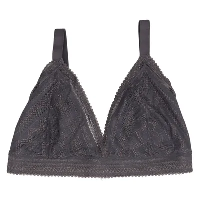 Bralette (Gray) from Etam Elastane, Metallic fiber, Polyamide