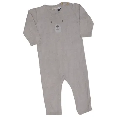 Barboteuse (Gris) de Lupilu Coton biologique, Polyamide, Laine