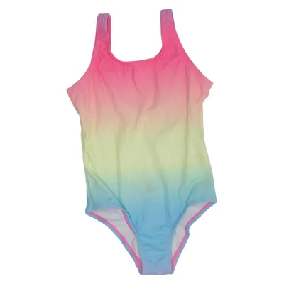Maillot de bain une pièce (Rose, Jaune, Bleu) de Sports Élasthane, Polyester