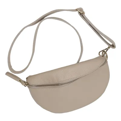 Waist bag (Beige) Leather