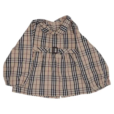 Blouse (Beige, Zwart, Rood) van Burberry Katoen